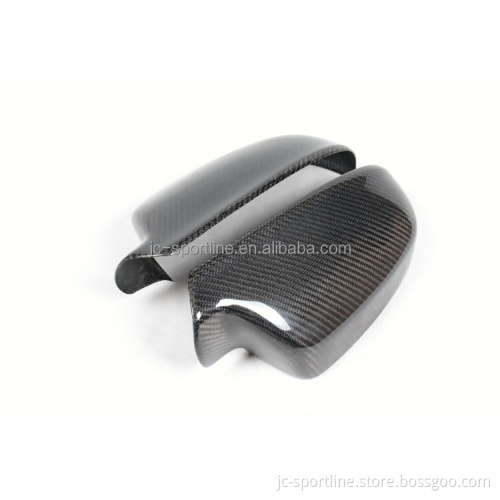 Carbon Fiber Door Side Mirror Cover Compatible with Audi A4 B9 (2013-UP)